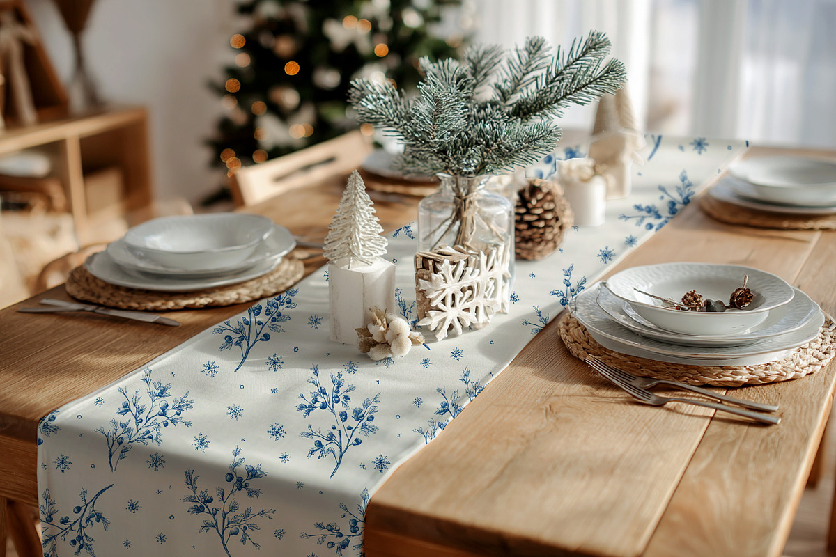 Vintage Christmas Pattern Collection, a Pattern Graphic by Olya Creative (Photo 4 of 21)