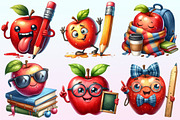 Back to School Funny Apple, a Graphic by CitraGraphics (Thumbnail 3 of 4)