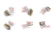 Stamp Business Card Mock-Up, an Advertising Mockup by DesignRushMarket (Thumbnail 1 of 9)