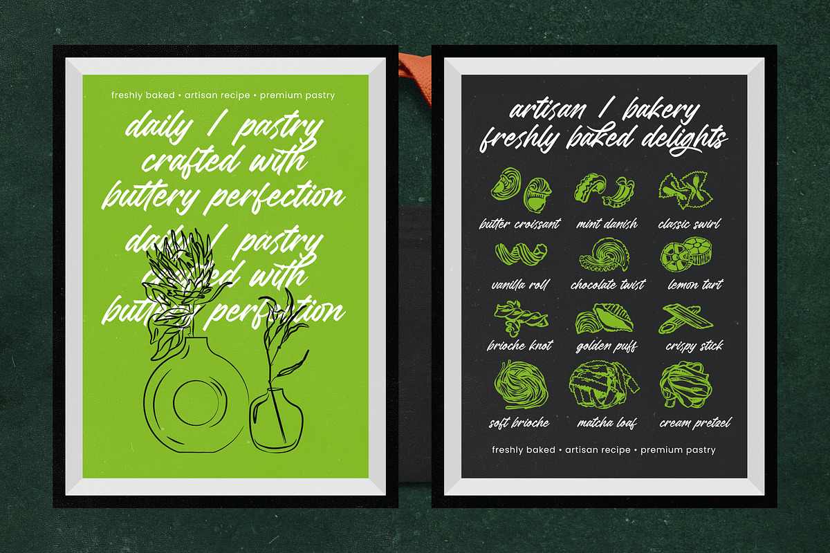 Glaytons Bold Script Handwritten, a Script Font by Letterena Studios Script (Photo 9 of 15)