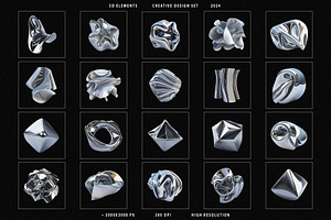 CHROME Design Set 131 Objects