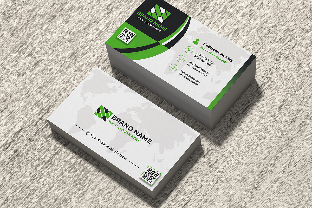 Corporate Realtor Card PSD preview 4