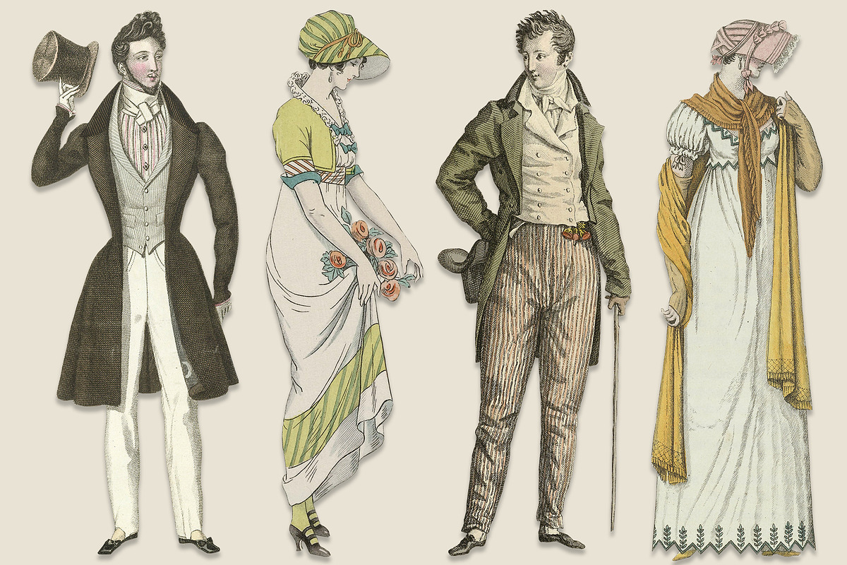 Jane Austen Regency Clipart Images, an Illustration by ephemoire (Photo 3 of 4)