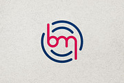 Modern BM Circle Monogram Logo, a Branding & Logo Template by Luxury Logos (Thumbnail 4 of 4)