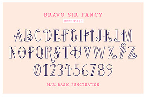 Bravo Sir Font Family