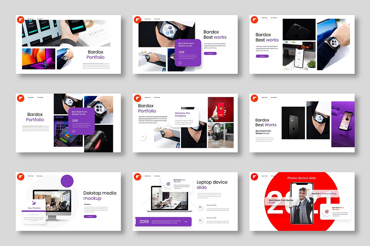 Bardox – Business PowerPoint Templat, a Presentation Template by Dens Creative Studio (Photo 4 of 6)