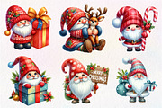 Cute Christmas Gnome Sublimation, an Illustration by Dream Creation (Thumbnail 4 of 7)