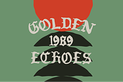 Golden Echoes 1989 Typeface, a Font by wolf.bomb (Thumbnail 5 of 5)