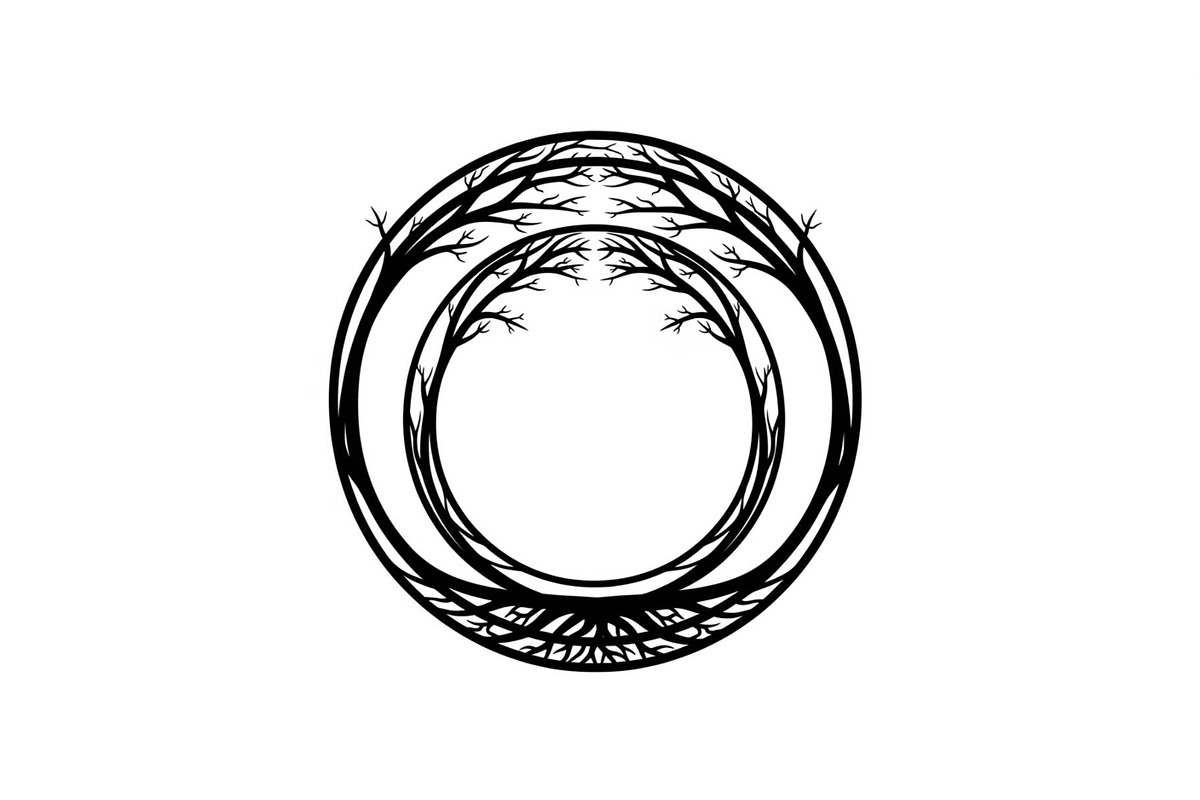 Tree of Life Circle Frame Bundle, an Illustration by Gaye Art (Photo 8 of 51)