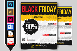 Black Friday Flyer Template Vol-03