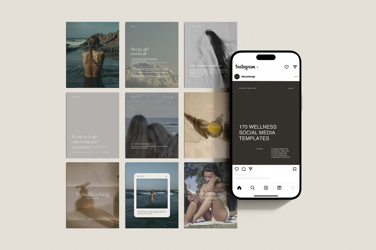Canva Templates for Holistic Brands preview 2