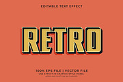 Retro Text Effects Bundle, a Layer Style Add-On by WM48 Shop (Thumbnail 11 of 17)