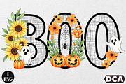 Floral Halloween Boo, an Illustration by DreamCafeArt (Thumbnail 1 of 6)