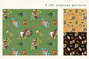 Beer festival watercolor collection, a Decorative Illustration by Kate Lanbina (Thumbnail 13 of 15)