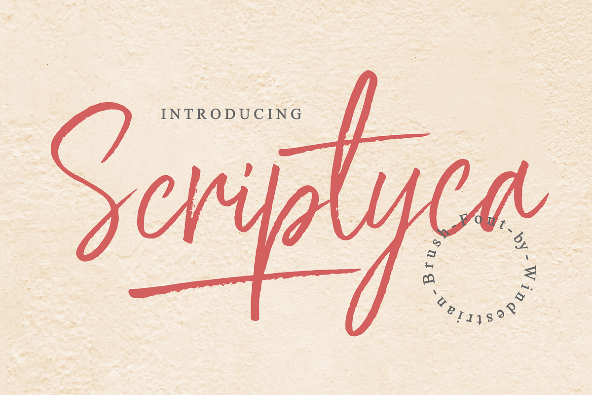Scriptyca | Brush Font