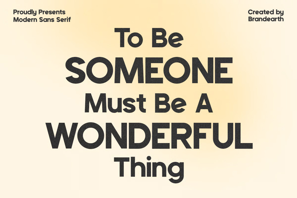 Swantay – Bold Geometric Sans Serif, a Sans Serif Font by Brand Earth (Photo 6 of 12)