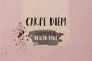 Carpe Diem - Brush Font