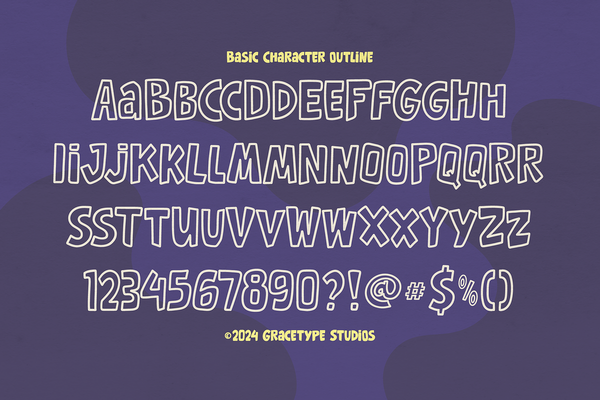 Wubbo Jumble | Hand Drawn Font, a Handwritten Font by gracetype_studio (Photo 11 of 12)