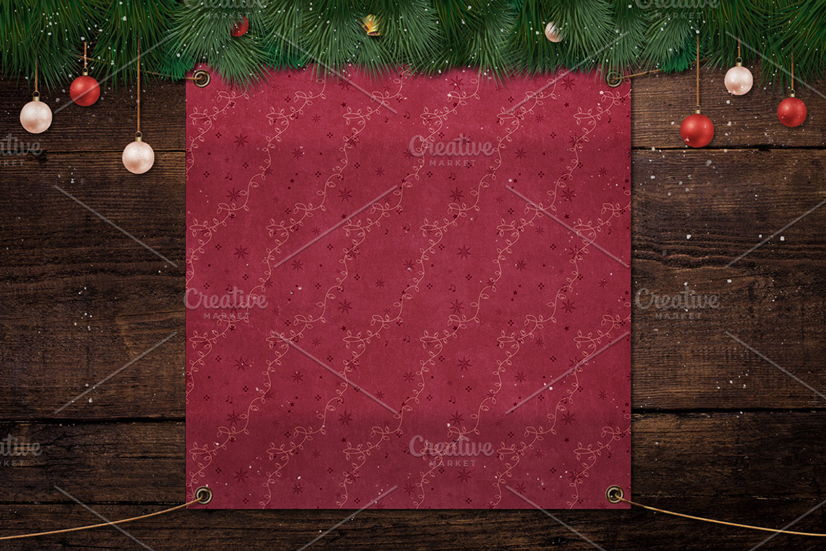 20 Christmas Kraft Papers, a Texture Graphic by Orange Fox (Photo 4 of 7)