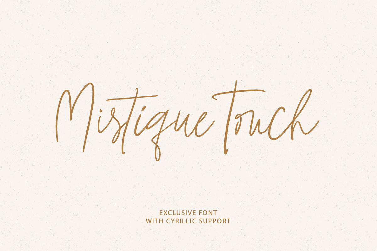 Mistique Touch Latin & Cyrillic