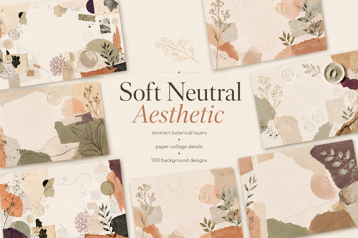 100 Botanical Beauty Backgrounds, a Background Graphic by liravega (Photo 4 of 7)