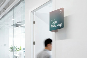 Navigation Sign Mockup