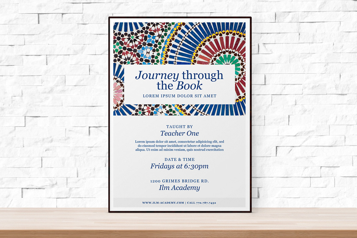 Geometric Pattern Flyer Template, a Flyer Template by The Flyer Press