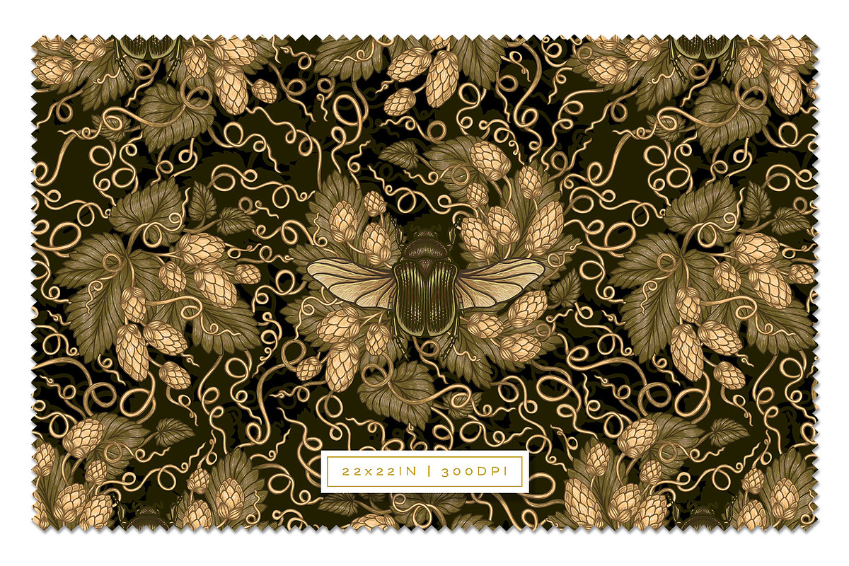 RICH HARVEST — Botanical Patterns, a Decorative Illustration by Liiafis (Photo 6 of 17)