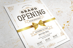 Royal Grand Opening Flyer, a Flyer Template by Aarley Kaiven
