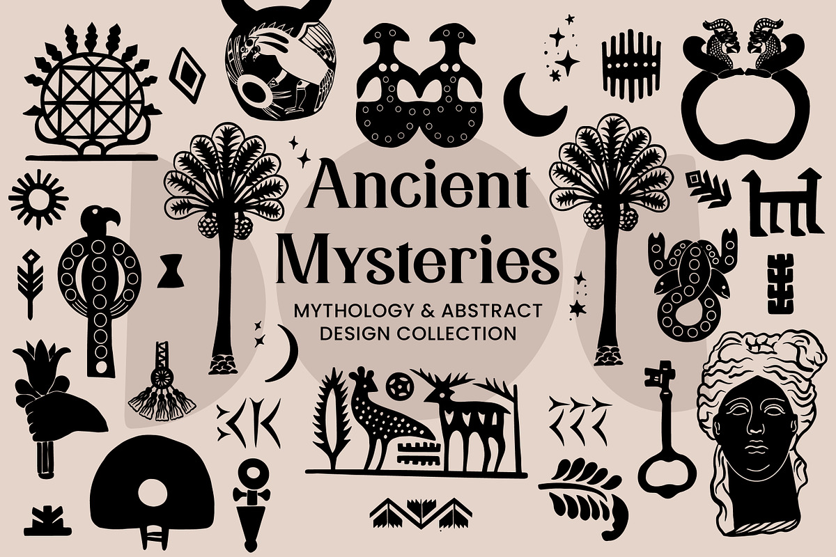 Ancient Mysteries, Mythology & Abstr, an Object Illustration by Camara Design (Photo 1 of 10)