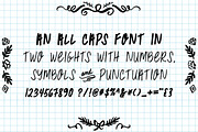 Kat Scratch Font, a Sans Serif Font by Kat Hubbs (Thumbnail 2 of 5)