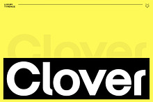 Clover Display Typeface