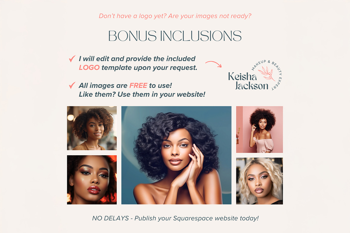 Beauty Squarespace Template, a Squarespace Template by vectorocean (Photo 9 of 11)