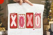 Crochet XOXO Valentine's Day PNG, an Illustration by OK Design (Thumbnail 2 of 6)
