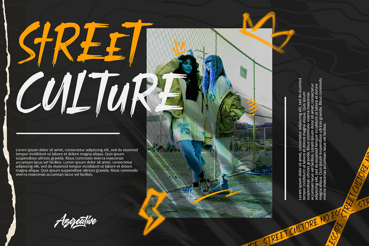 Milltha -  Street Writing Font, a Script Font by Azcreative Studio (Photo 4 of 7)