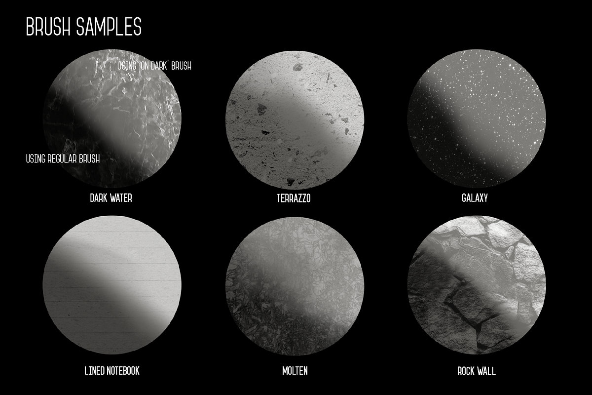 Seamless Texture Procreate Brushes, a Brush Add-On by Inky Pixels (Photo 4 of 5)