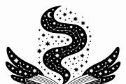 silhouette of a witch’s spellbook, an Illustration by Amazin_art (Thumbnail 6 of 20)