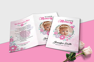 Child Funeral Template - V979