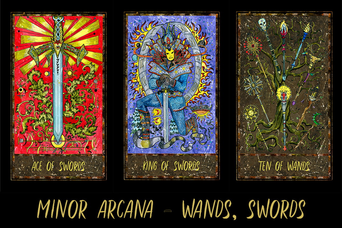 Magic Gate Tarot Deck colorful, a Decorative Illustration by Samiramay (Photo 14 of 27)