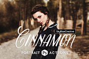 Cinnamon Portrait Actions, an Action Add-On by skybluecreative (Thumbnail 1 of 7)