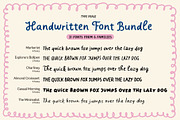 Beloved Handwritten Font Bundle, a Handwritten Font by type peace (Thumbnail 2 of 27)