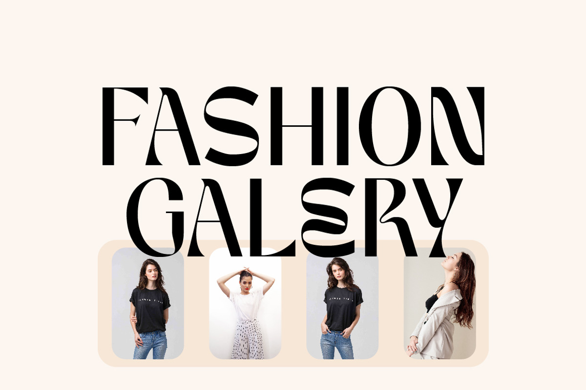 BAGME Stylish Display Font, a Sans Serif Font by Typebae (Photo 2 of 8)