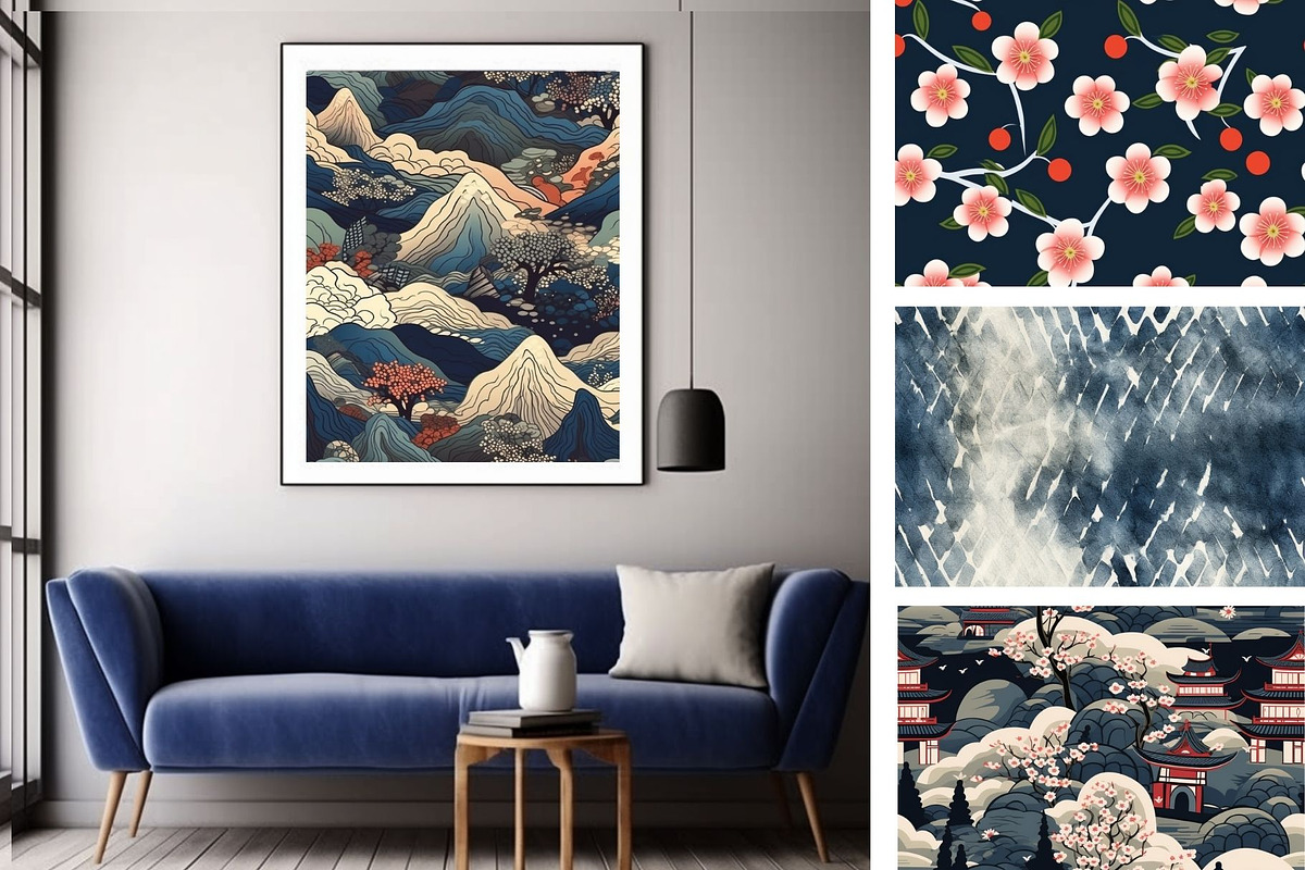 27 seamless Japan vintage pattern, a Pattern Graphic by ARTOZEN DIGITAL (Photo 3 of 15)