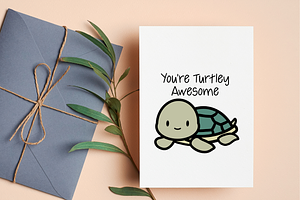 Procreate Stamps - Kawaii Turtles