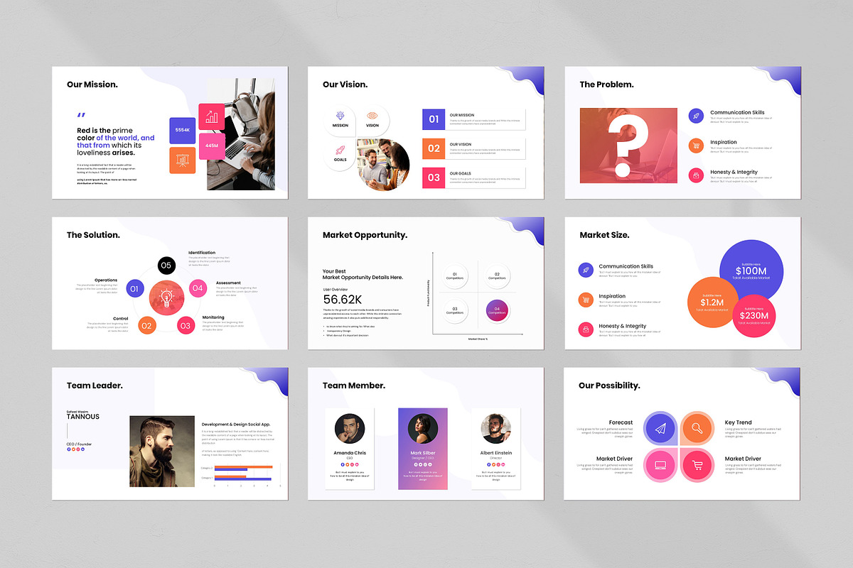 Digital Market Agency Presentation, a Social Media Template by evgenystudio (Photo 6 of 7)