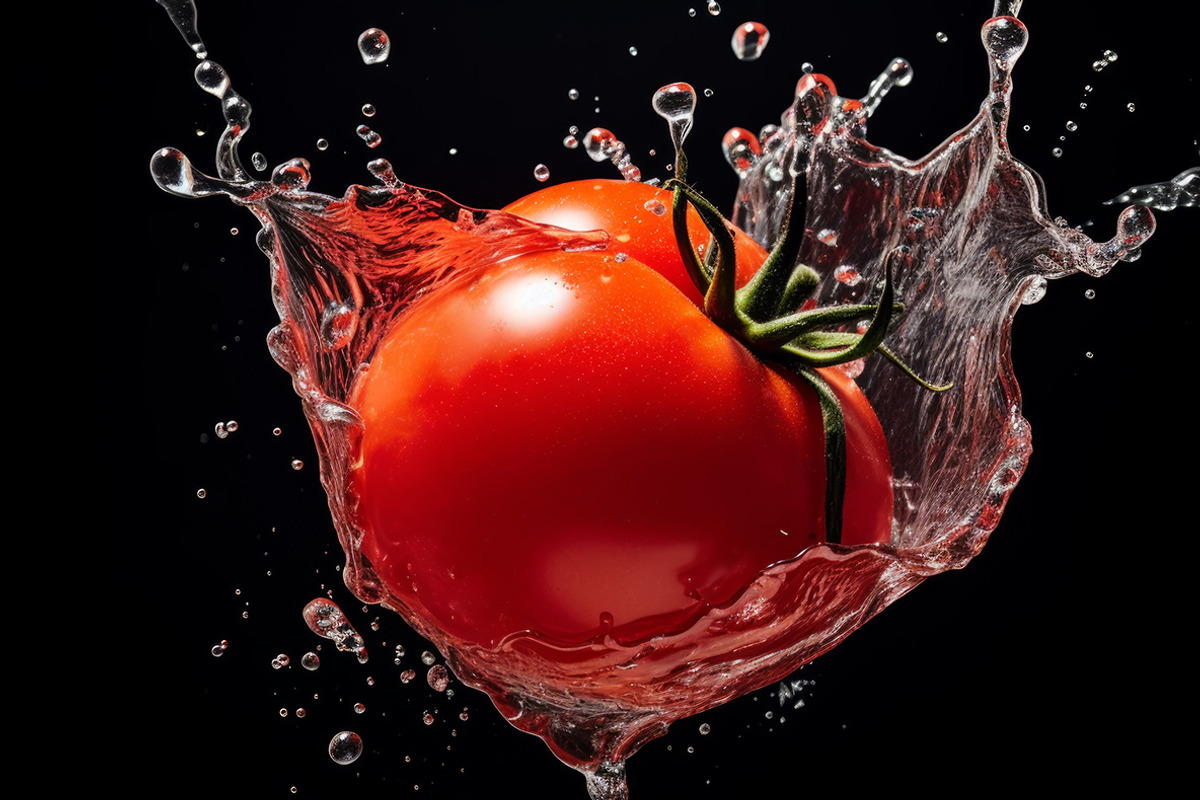 Fruits and vegetables in water, an Object Graphic by Handmadefont (Photo 11 of 11)