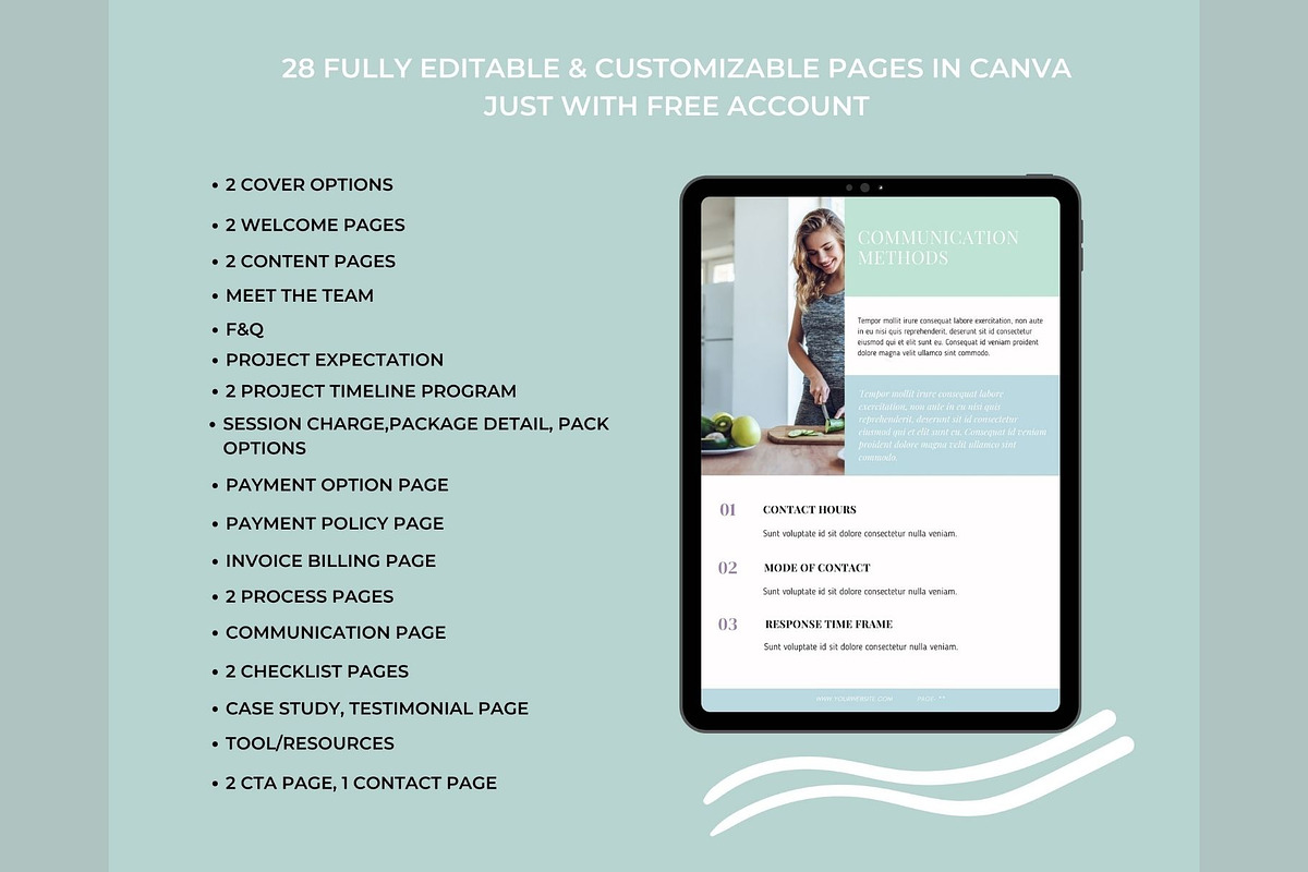 Nutrition Coach Course Creator Canva, a Social Media Template by Deepa Template Studio (Photo 36 of 48)