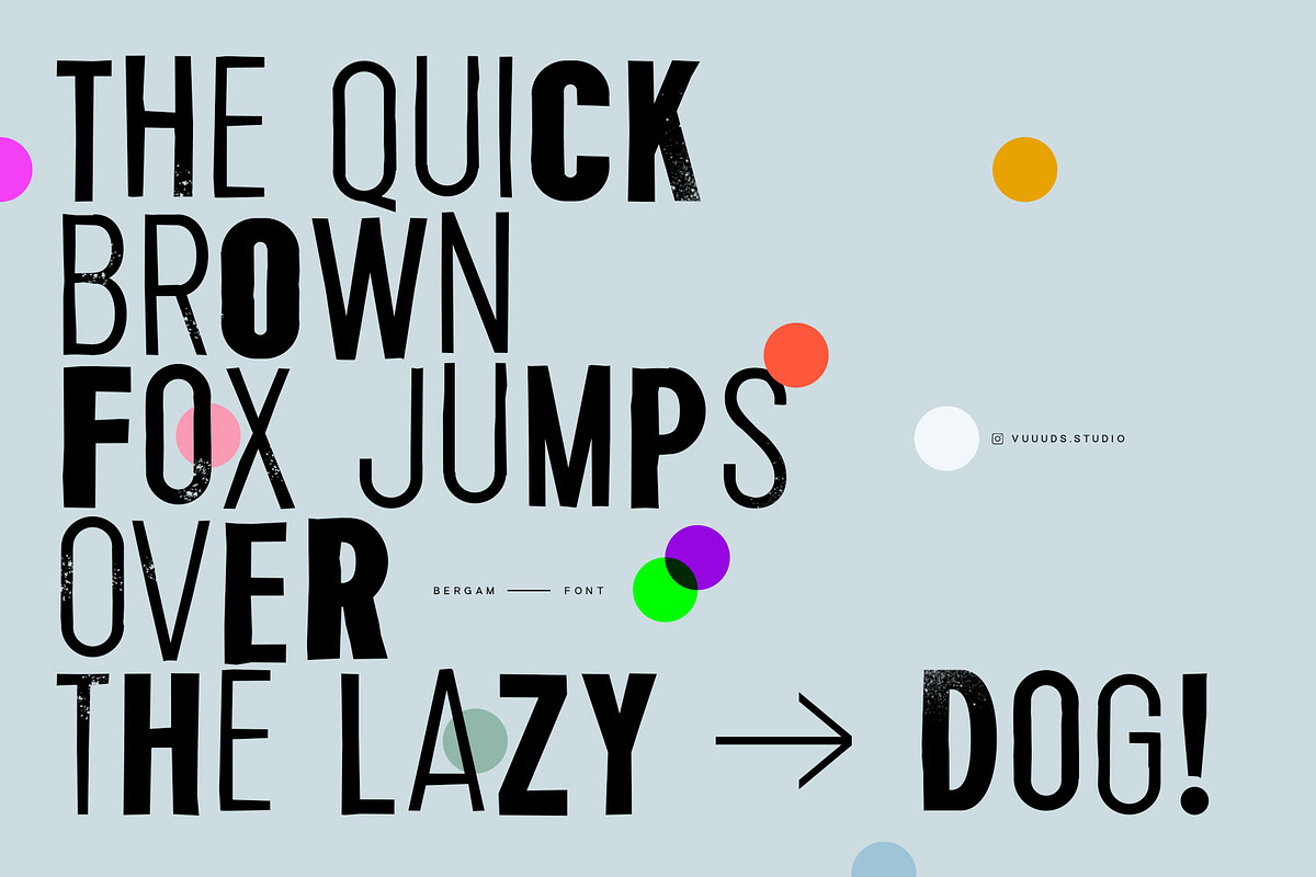 Bergam Font, a Sans Serif Font by vuuuds (Photo 4 of 10)