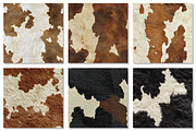 Cowhide Textures Digital Paper, a Texture Graphic by Dream Creation (Thumbnail 6 of 7)