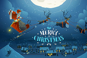 2 Christmas Illustrations with Santa, a Graphic by Drumcheg (Thumbnail 2 of 3)
